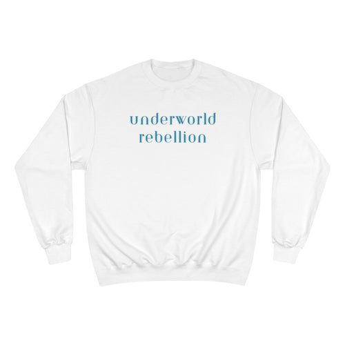 Underworld Rebellion Sweatshirt — Minimalist Gothic Crewneck
