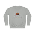 Smokey Monkey Crewneck Sweatshirt – Retro Vapor Cloud Graphic