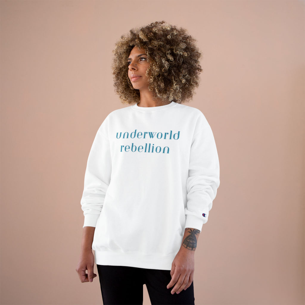 Underworld Rebellion Sweatshirt — Minimalist Gothic Crewneck