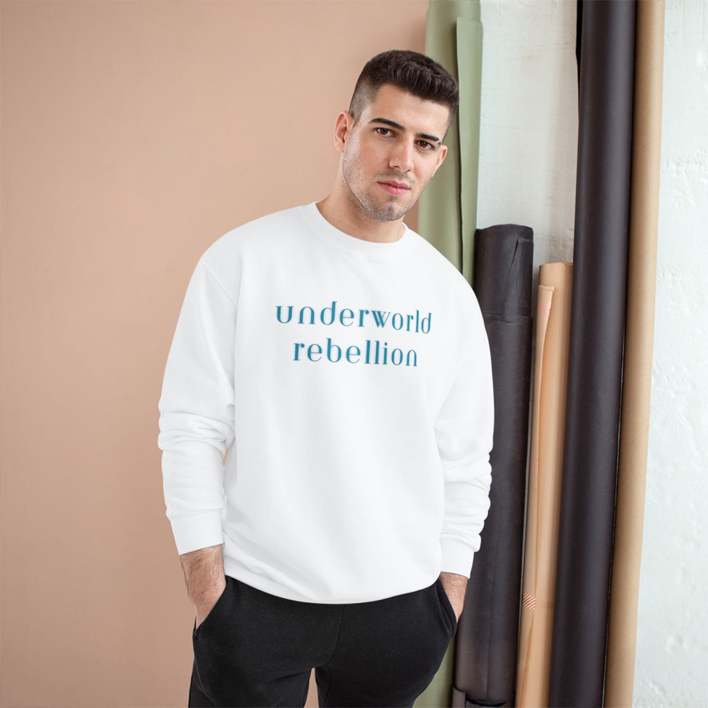 Underworld Rebellion Sweatshirt — Minimalist Gothic Crewneck