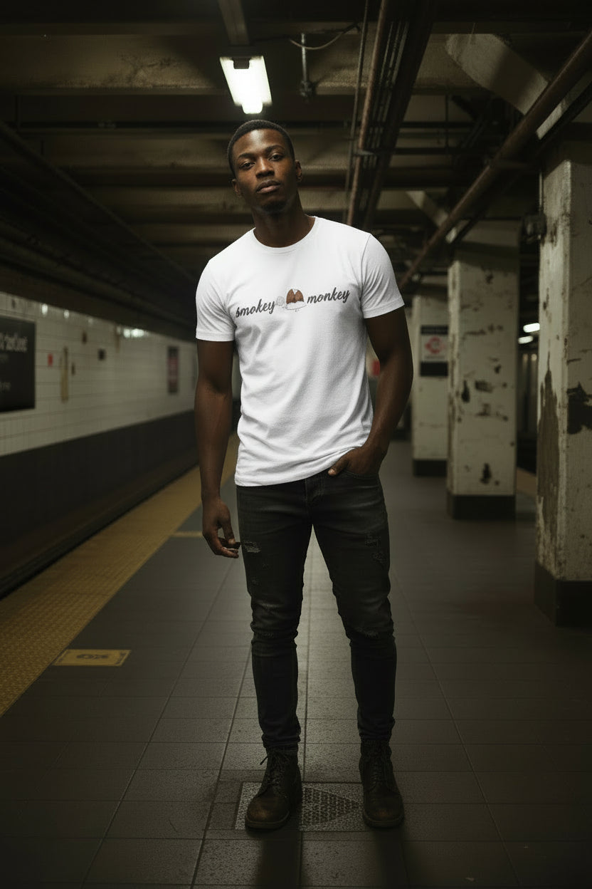 Copy of Smokey Monkey Graphic Tee — Streetwear Logo T-Shirt